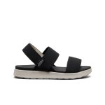 Women's Elle Backstrap Sandal Wide  |  Black