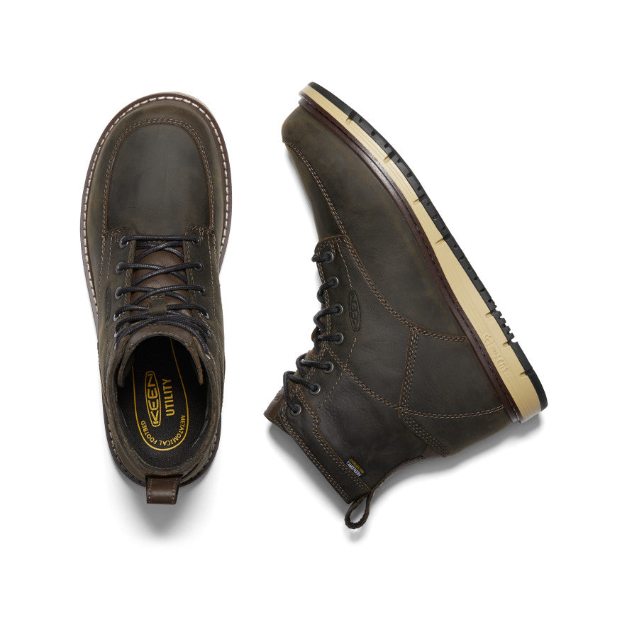 Men's San Jose 6 Waterproof Boot (Soft Toe) | Cascade Brown - Image 4