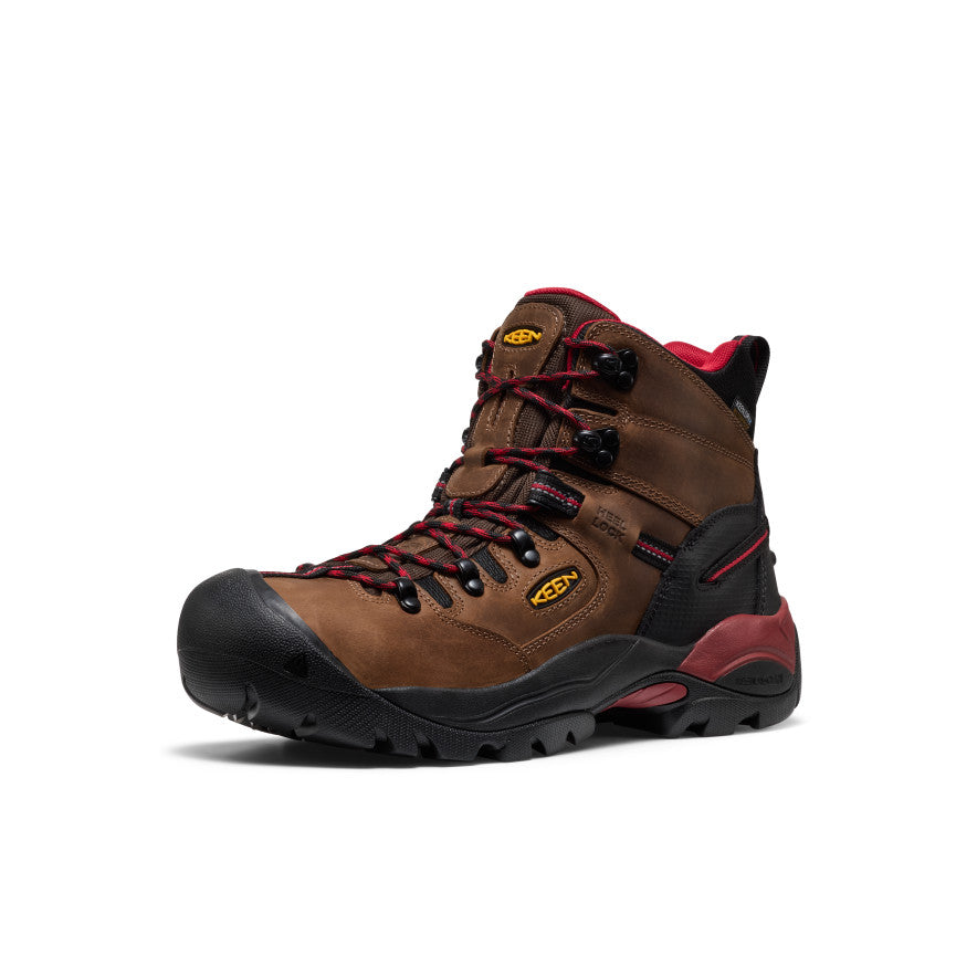 Men's Pittsburgh Energy 6 Waterproof Boot (Carbon Toe) | Bison/Black - Image 3