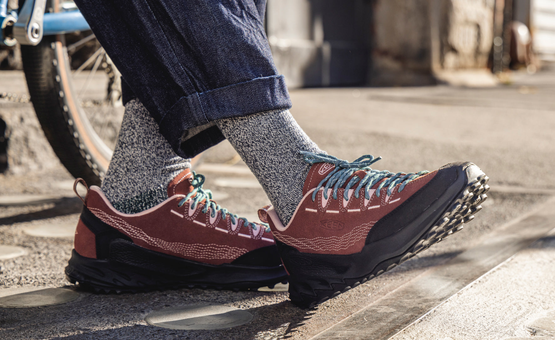 Men's Jasper Zionic Sneaker x Pilgrim Surf + Supply | Marron/Adobe Rose - Image 7