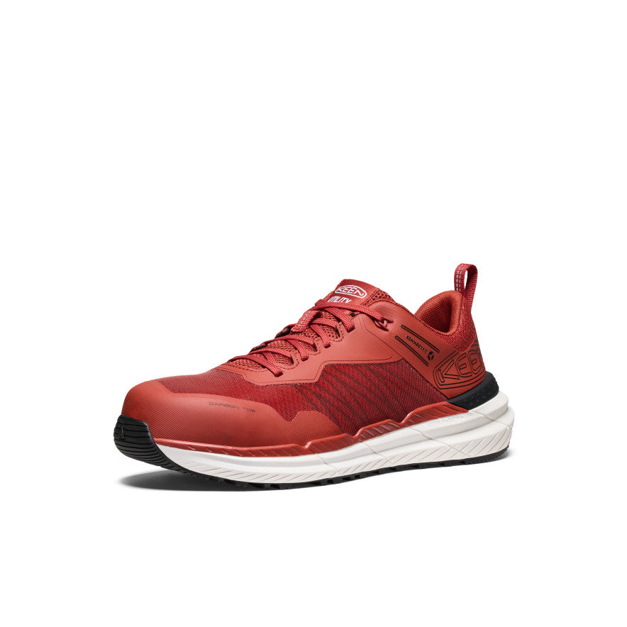 Men's Speedworks Work Sneaker (Carbon Toe) | Red Ochre/Black - Image 3