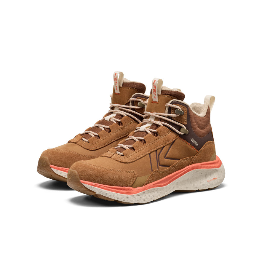 Women's Leiki Waterproof Leather Hiking Boot | Chipmunk/Birch - Image 2