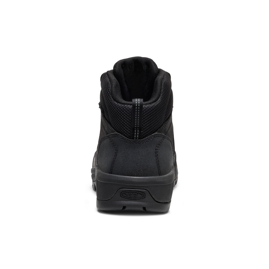 Men's Skokie Waterproof Work Boot (Soft Toe) | Black/Black - Image 5