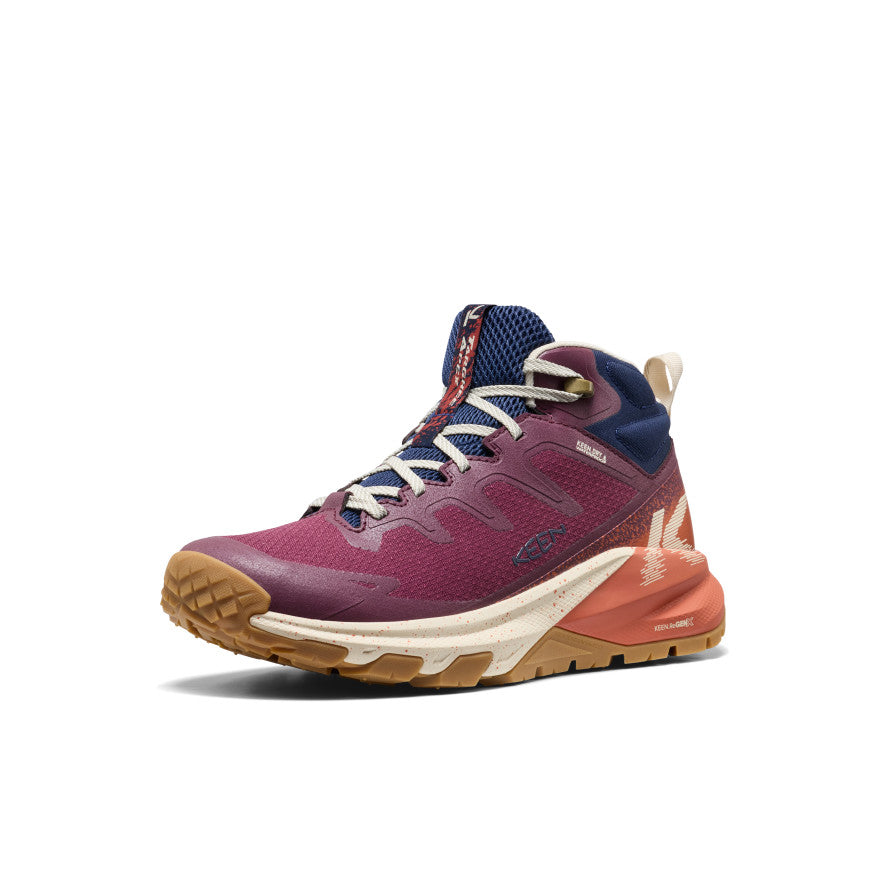 Women's Targhee Apex Waterproof Hiking Boot | Fig/Burnt Brick - Image 3