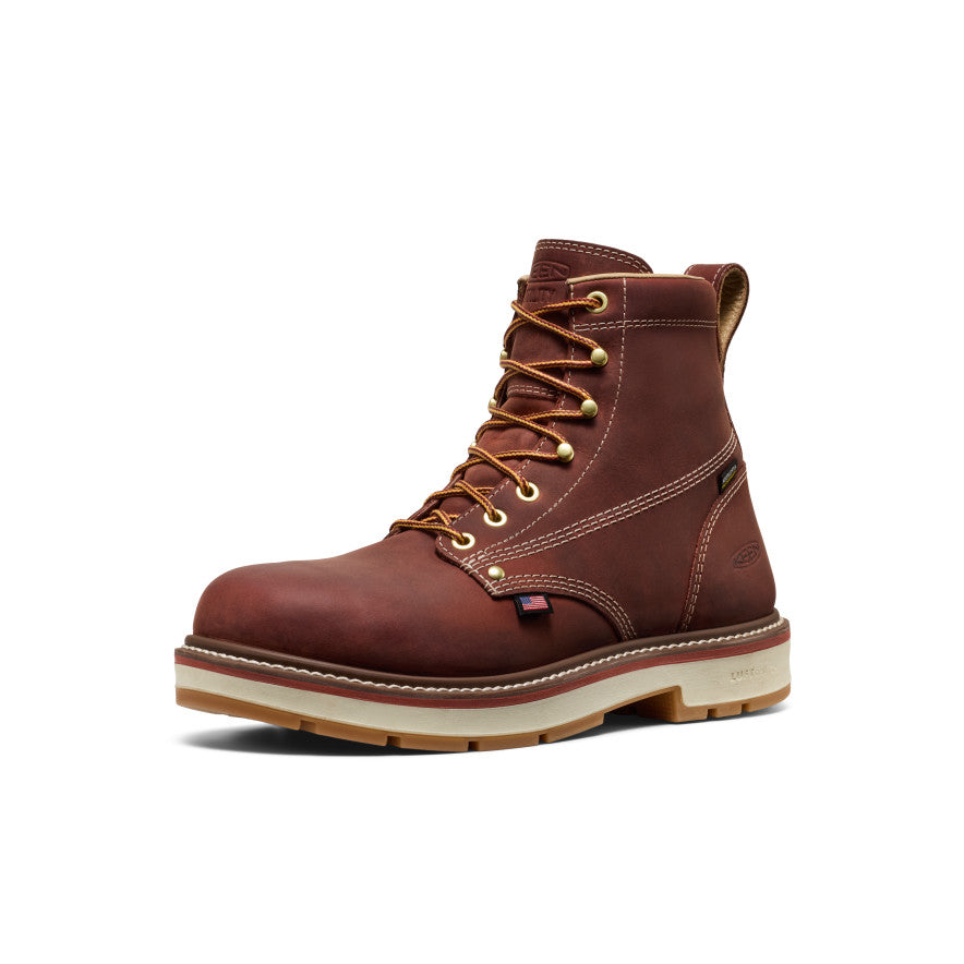 Men's Liberty 6 Waterproof 90° Heel Boot (Soft Toe) | Bombay Brown/Gum - Image 3