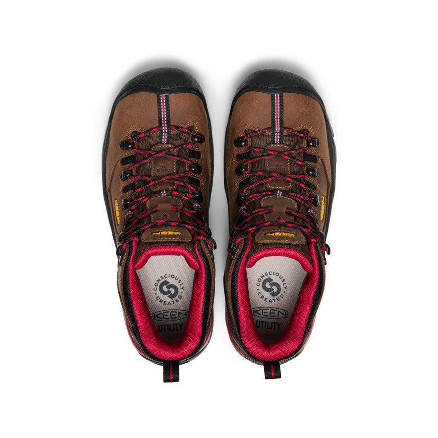 Men's Pittsburgh Energy 6 Waterproof Boot (Carbon Toe) | Bison/Black - Image 4