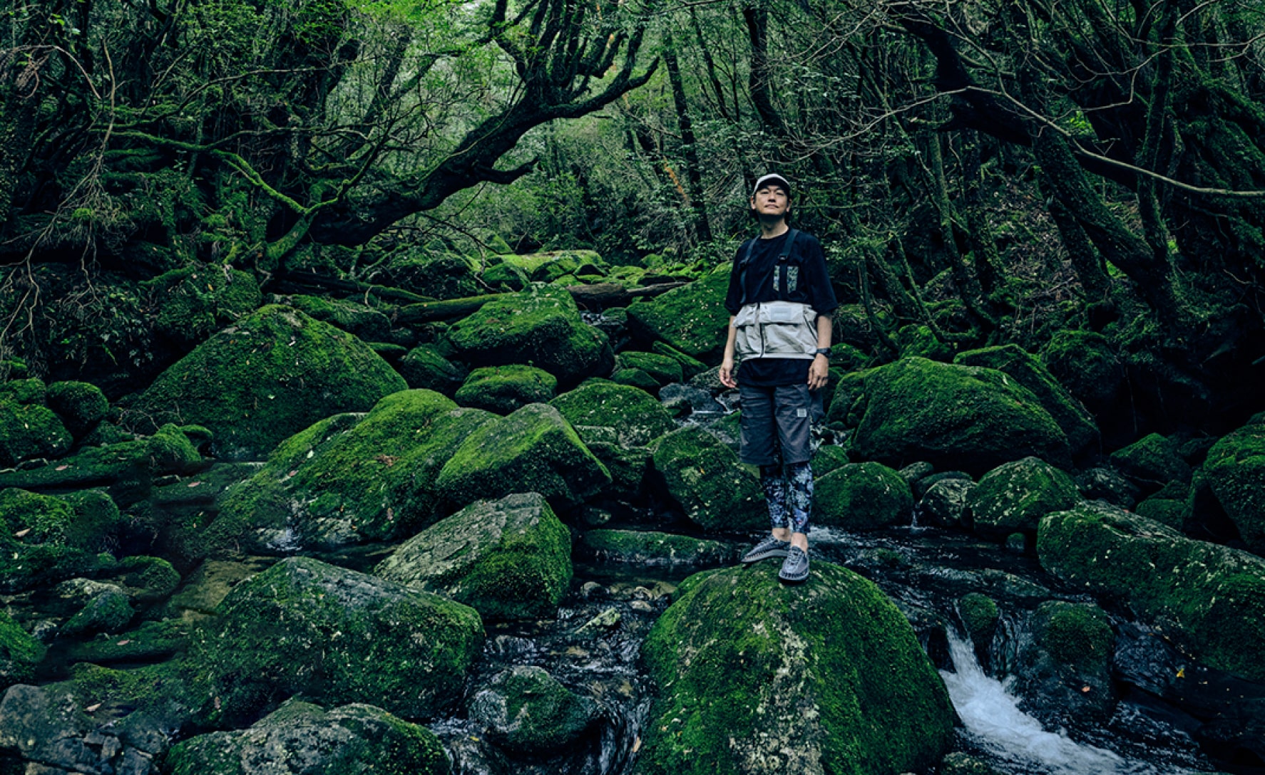 Men's UNEEK Sneaker x ELNEST | Yakushima Forestra Camo - Image 7