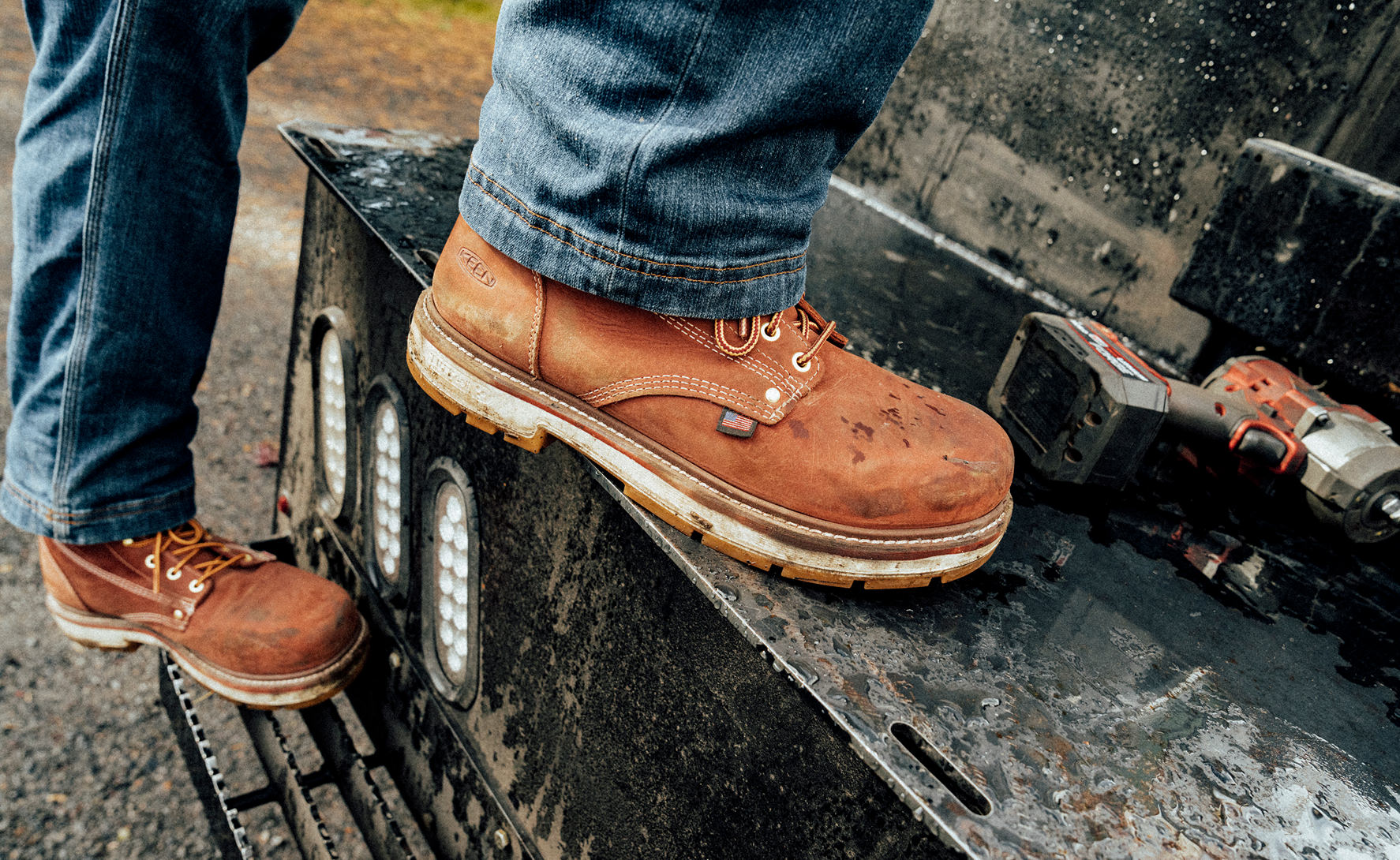 Men's Liberty 6 Waterproof 90° Heel Boot (Soft Toe) | Bombay Brown/Gum - Image 7