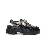 All Gender UNEEK PLT Mary Jane Sneaker  |  Silver/Black