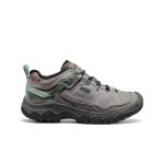 Women's Targhee IV Wide Waterproof Hiking Shoe  |  Alloy/Granite Green