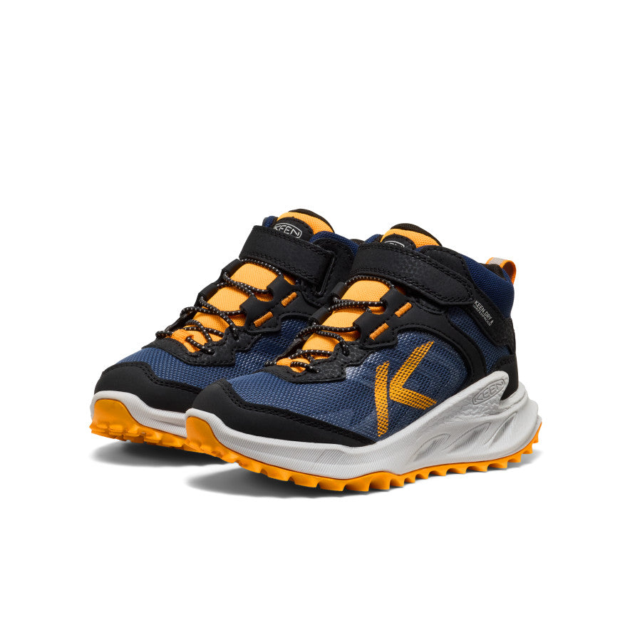 Little Kids' Zionic Waterproof Boot | Naval Academy/Bright Marigold - Image 2