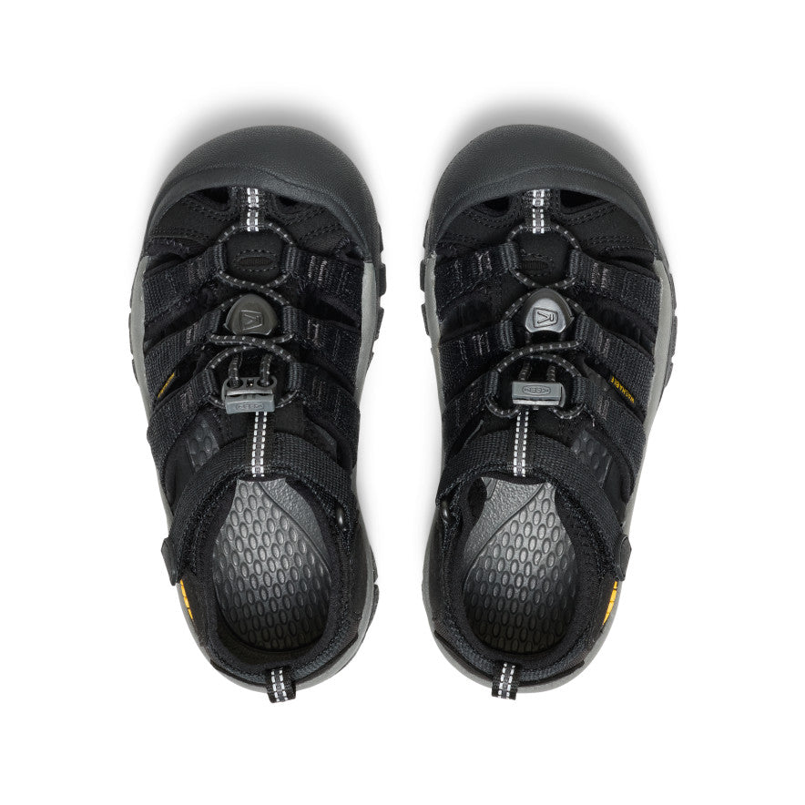 Little Kids' Newport H2 | Black/KEEN Yellow - Image 4