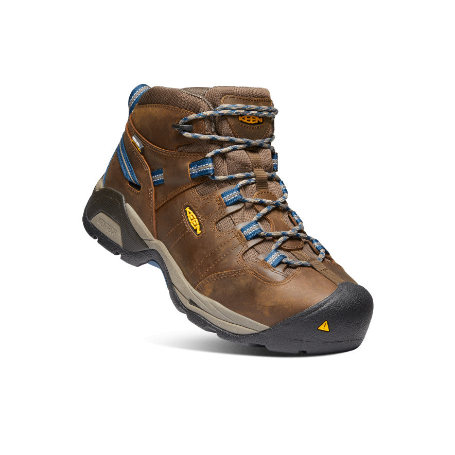 Men's Detroit XT Waterproof Boot (Steel Toe) | Cascade Brown/Orion Blue - Image 3